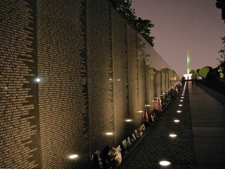 Vietnam War Memorial - Thousands of Name Of Our Veterans' Fallen Comrades - Help Them Get There To Say Goodbye